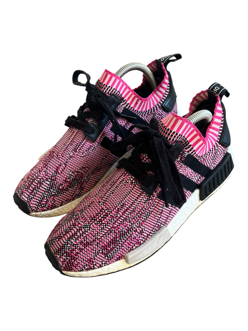 Adidas Nmd R1 Primeknit Pink Rose Sneakers Womens 8.5 Bb2363
